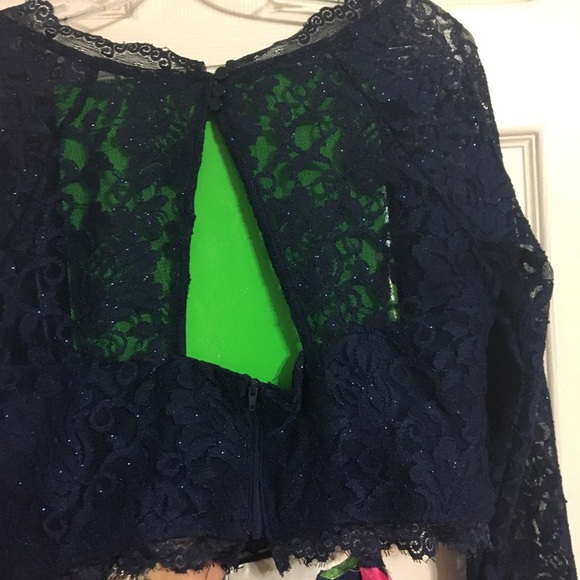 Floral Two-Piece Dress - Picture 2 of 4